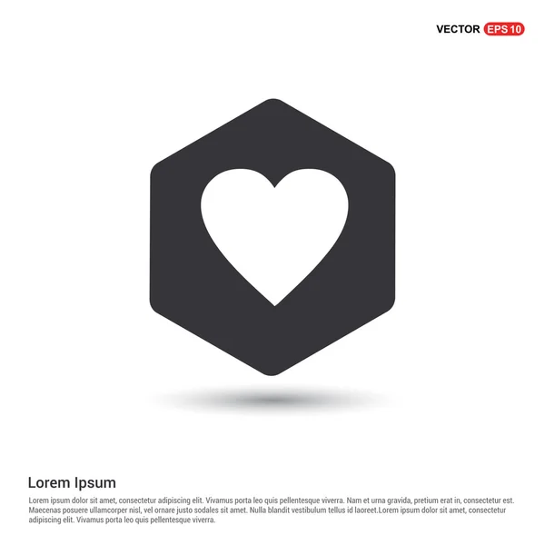 Web ikonę serca — Wektor stockowy