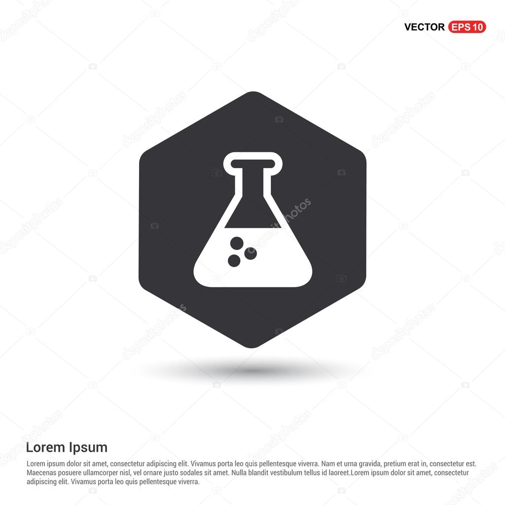 Test tube icon. vector illustration