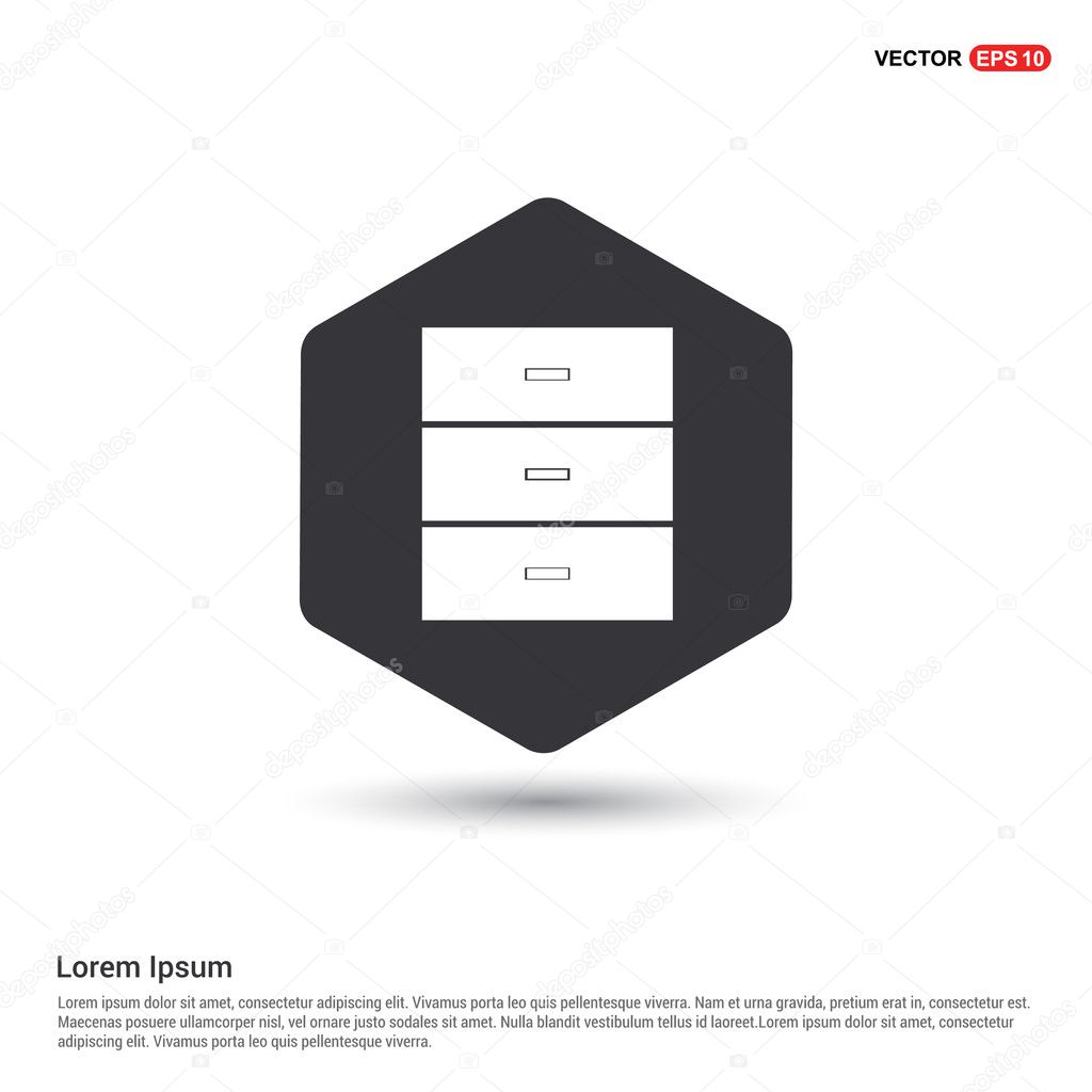 Commode furniture icon. vector illustration
