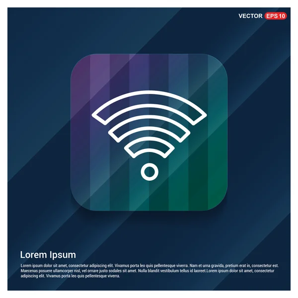 Icona del segnale wifi — Vettoriale Stock