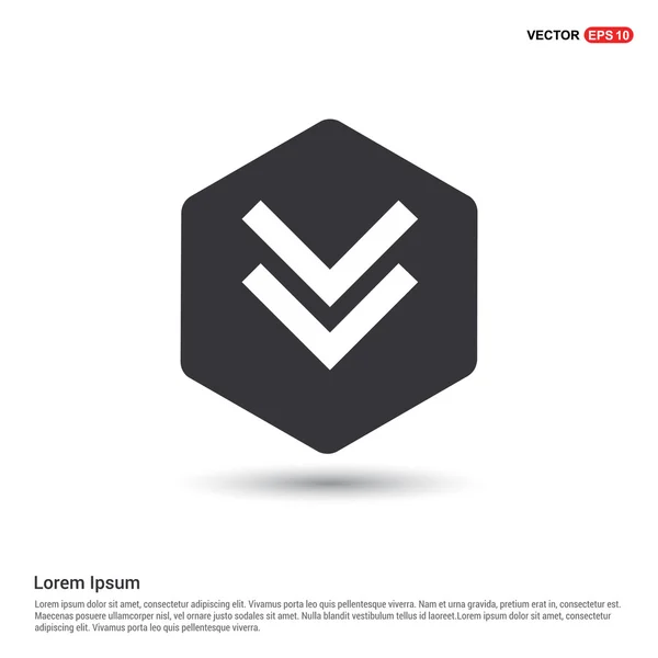 Icono de flecha web — Vector de stock