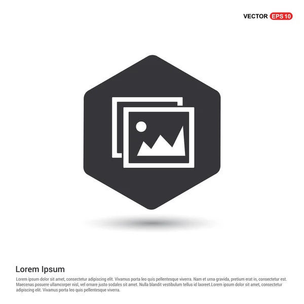 Picture web icon — Stock Vector