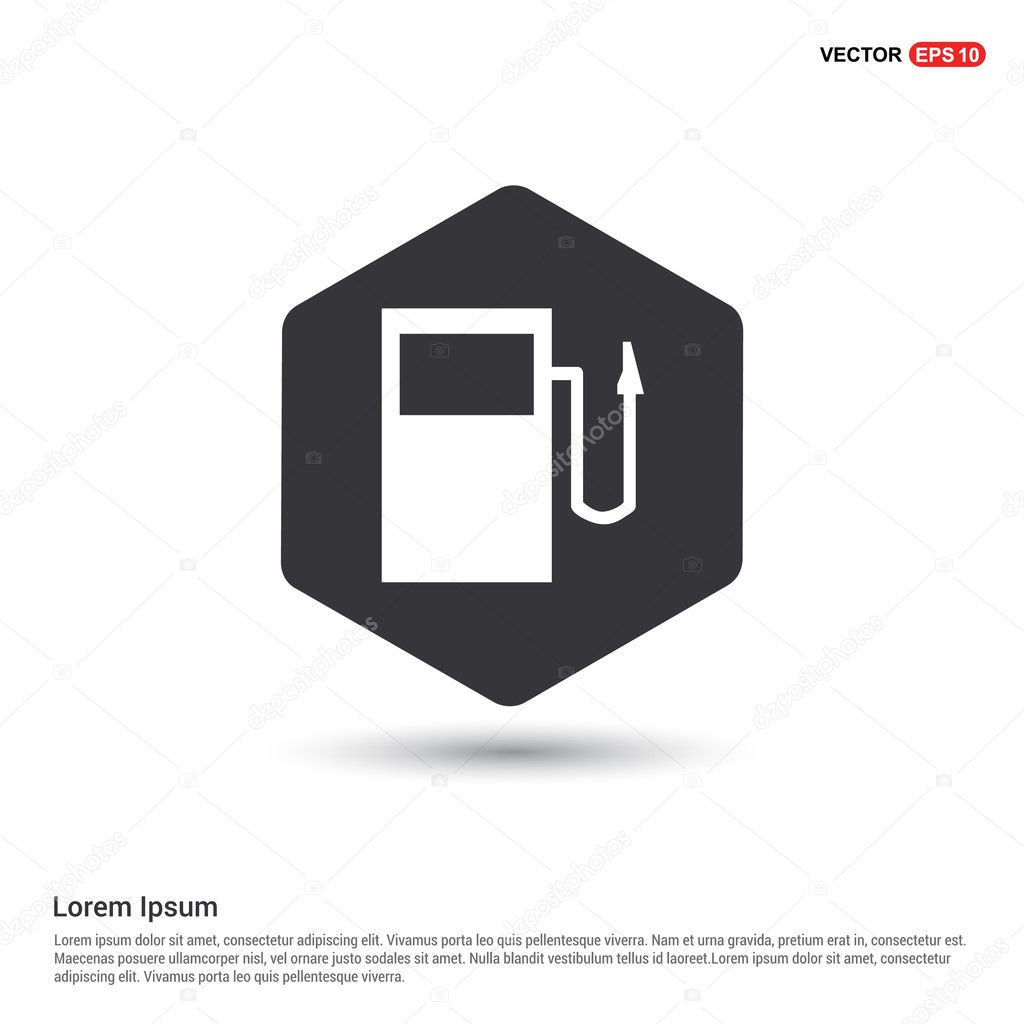 Gas station icon. vector illustration
