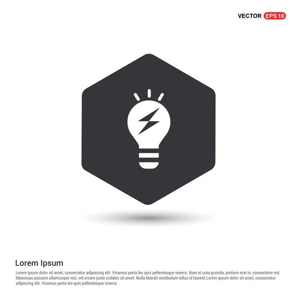 Light Bulb Icon. — Stock Vector