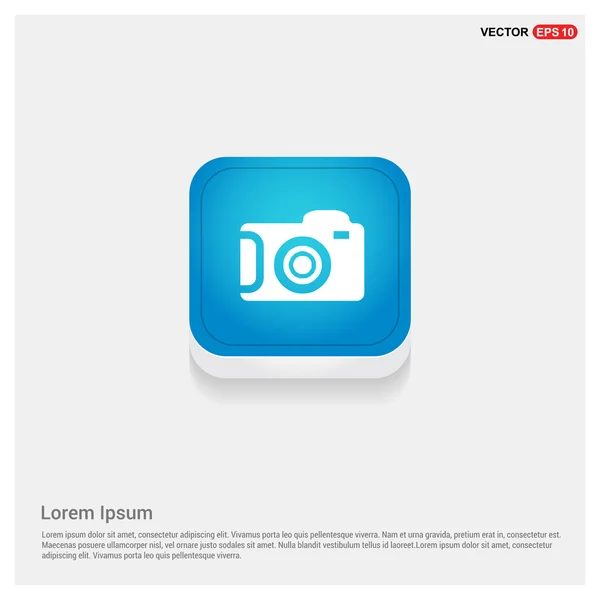 Foto camera pictogram. — Stockvector