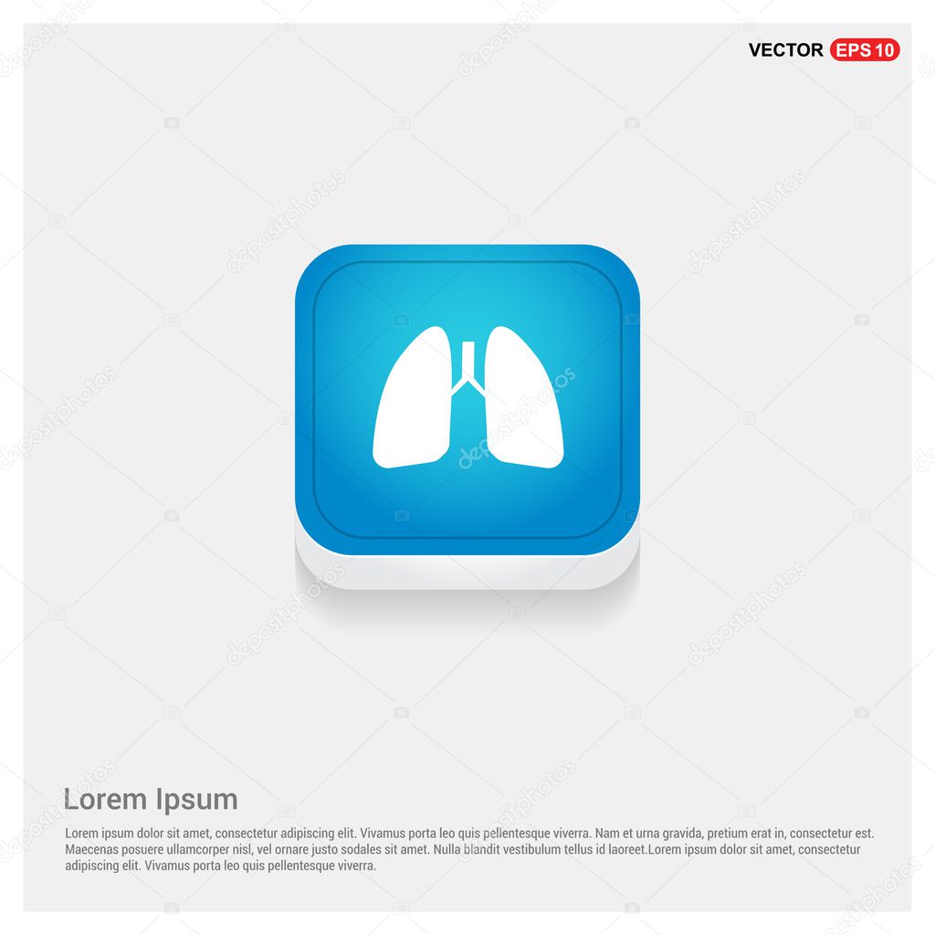 human lungs icon