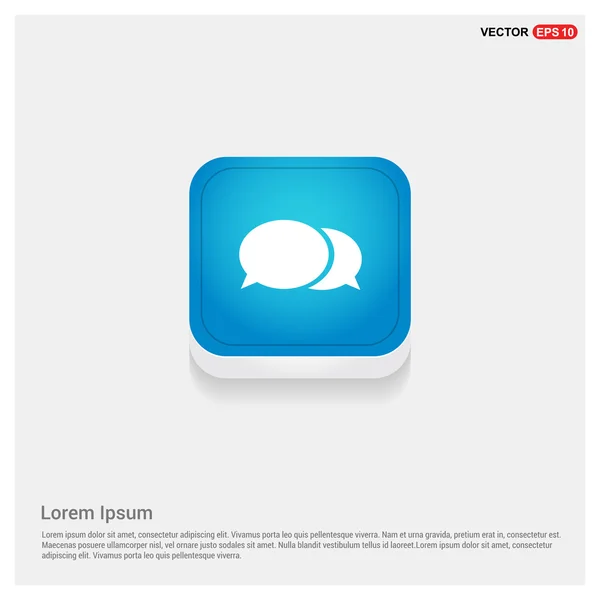 Voz burbuja icono de chat — Archivo Imágenes Vectoriales