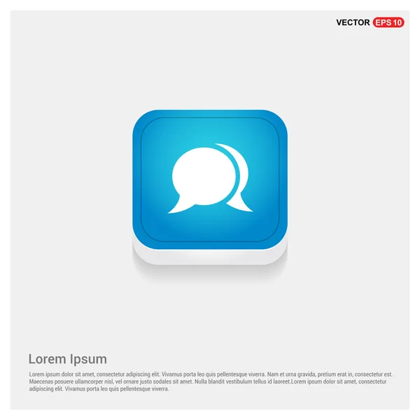 Spraakbel chat pictogram — Stockvector