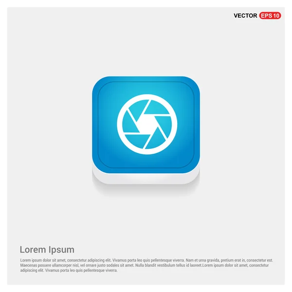 Camera lens icon — Stock Vector