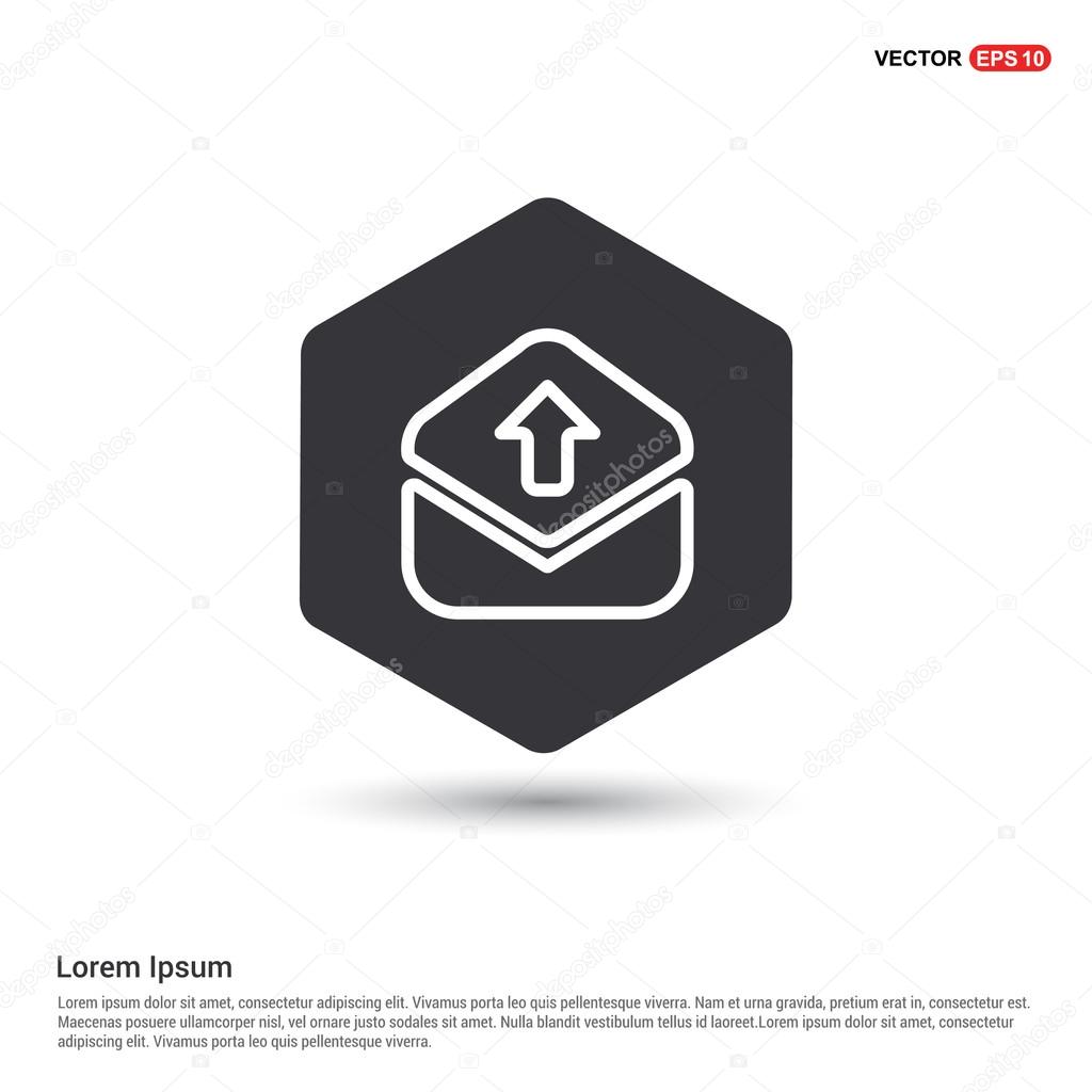 Mail envelope icon. vector illustration