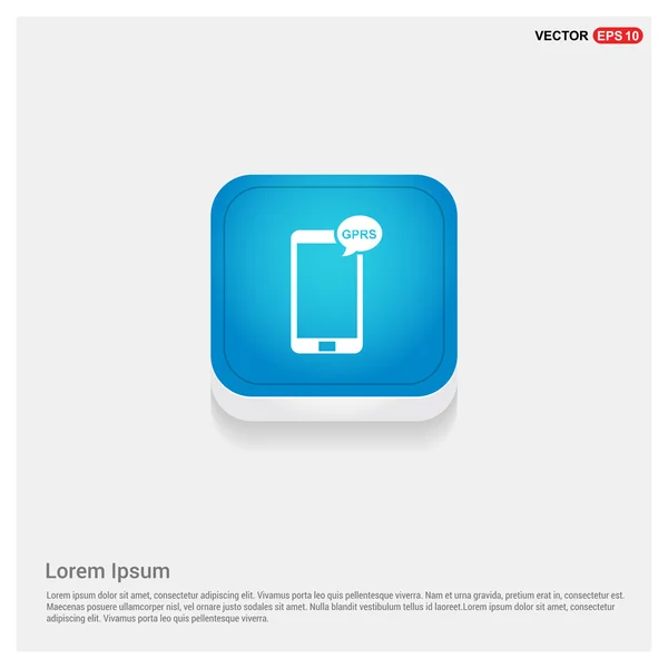 Mobile smartphone icon, vector illustration. — Stock Vector
