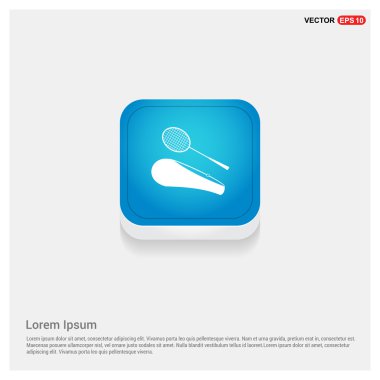 Badminton Raket ve durum simgesi