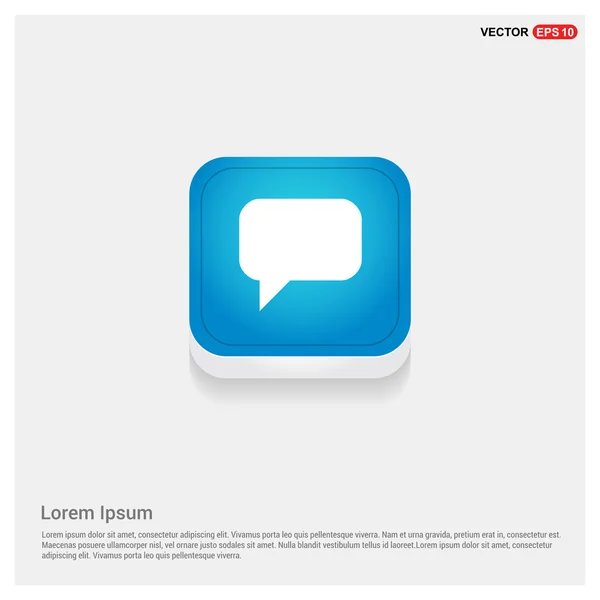 Voz burbuja icono de chat — Archivo Imágenes Vectoriales