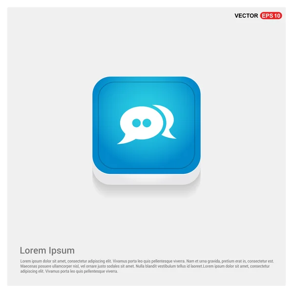 Chat bulles de parole icône — Image vectorielle