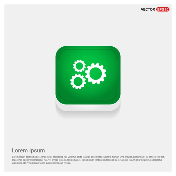 Cog wheels, gear, settings icon — Stock Vector