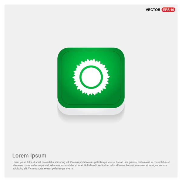 Tempo sol ícone logotipo — Vetor de Stock