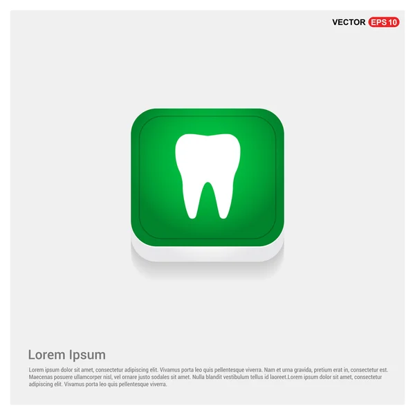 Tooth medical icon — Stock Vector