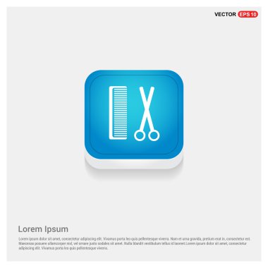 tarak ve makas simgesi