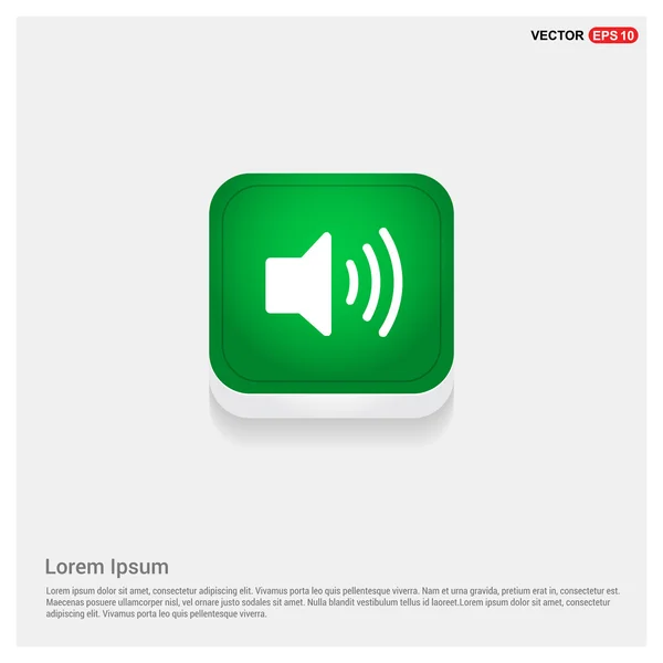 Volumen, icono de sonido — Vector de stock