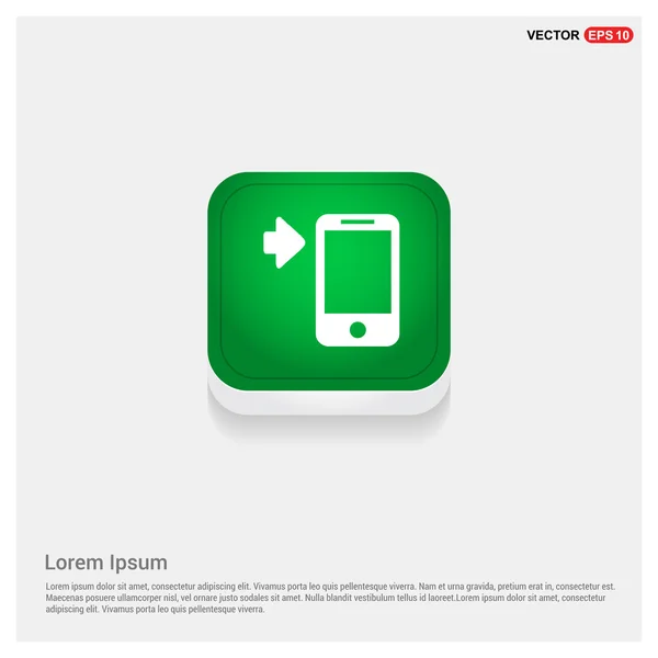Ikona nowoczesny smartfon — Wektor stockowy