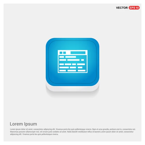 App venster interface pictogram — Stockvector