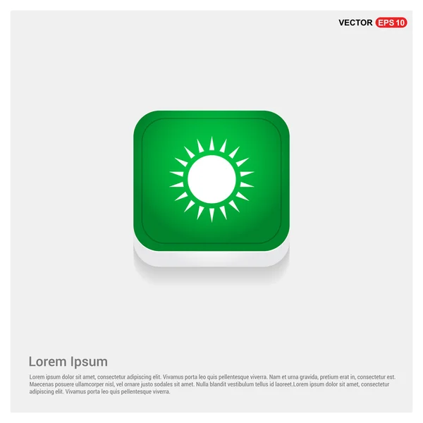 Wetter Sonne Symbol Logo — Stockvektor