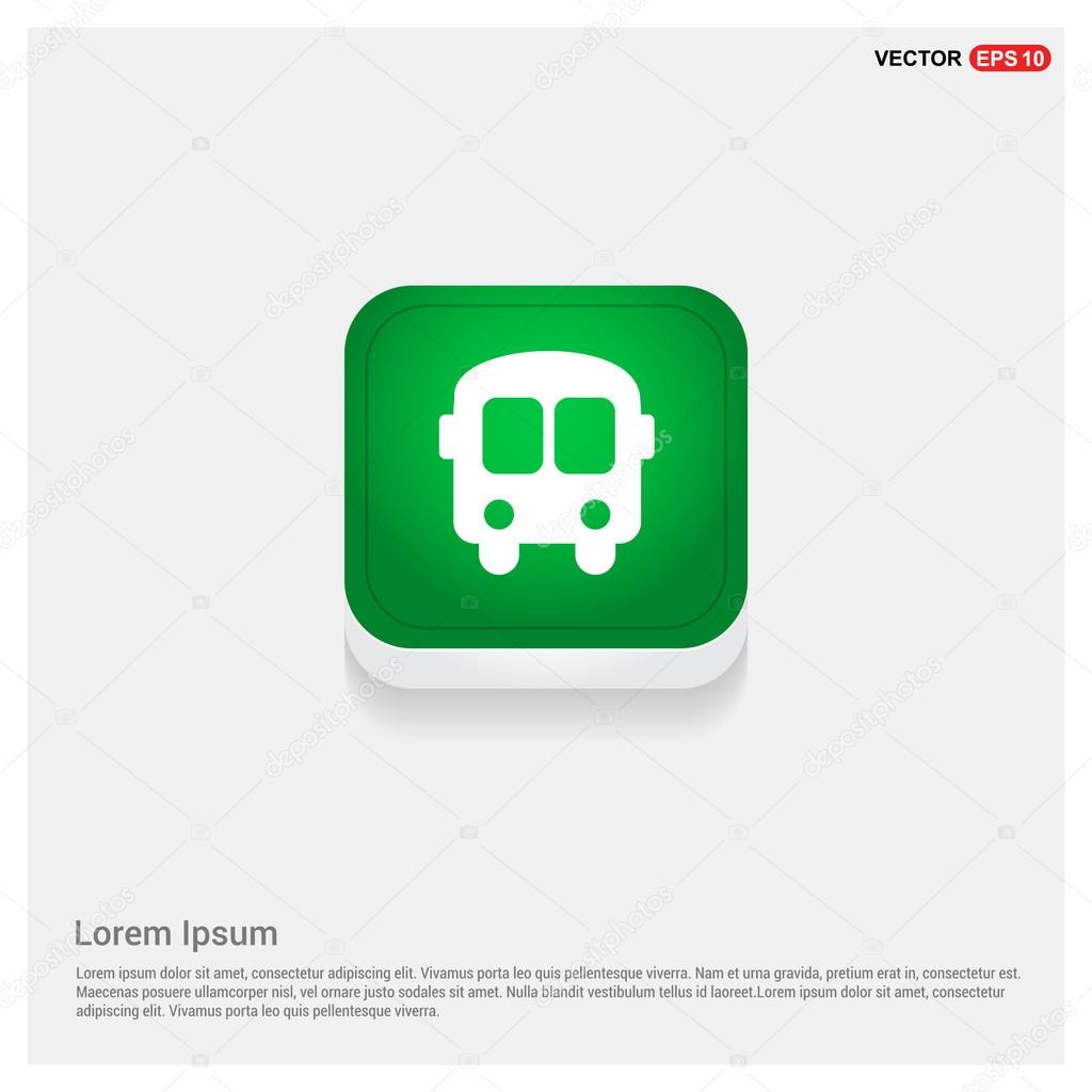 Passenger bus icon. vector illustration