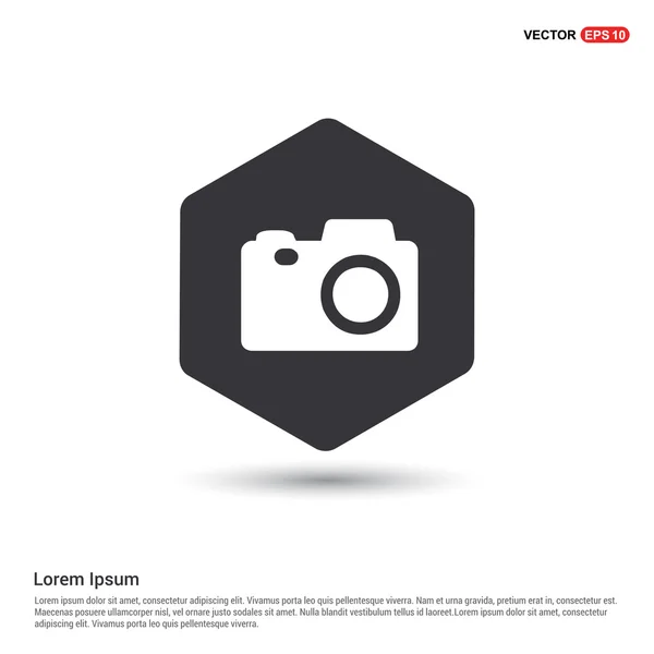 Icono de cámara fotográfica — Vector de stock