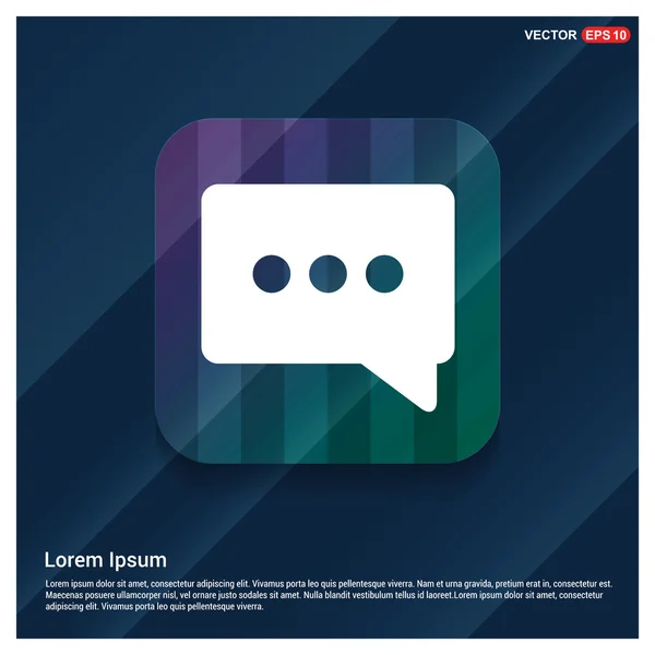 Chat Burbujas de voz icono — Archivo Imágenes Vectoriales