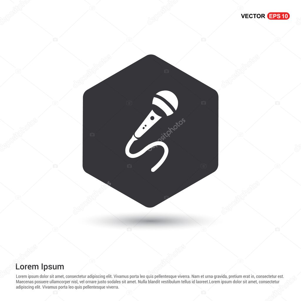 Pictogram microphone icon