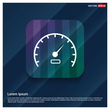 speedometer web icon clipart