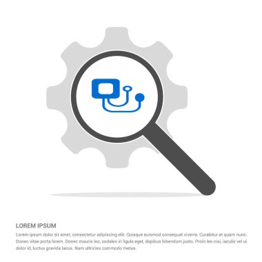 Büyüteç arama simgesi