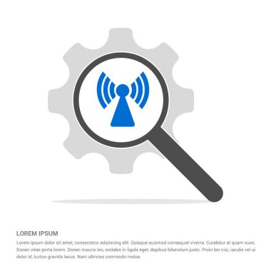 Büyüteç arama simgesi