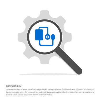 Büyüteç arama simgesi