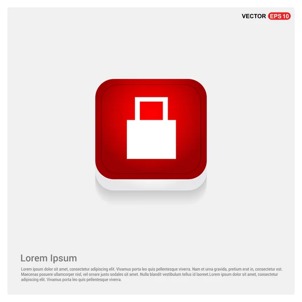 Candado icono web — Vector de stock