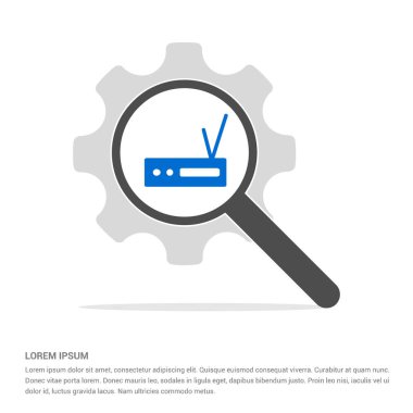 Büyüteç arama simgesi