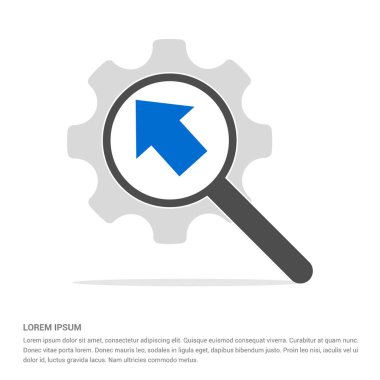 Büyüteç arama simgesi