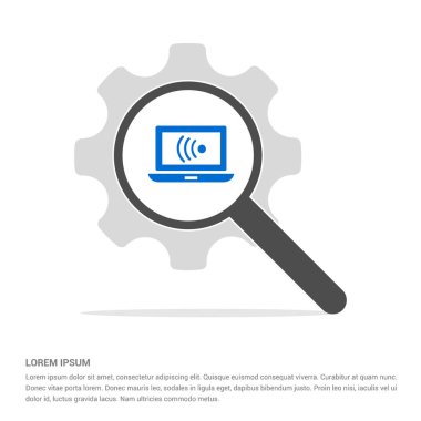 Büyüteç arama simgesi