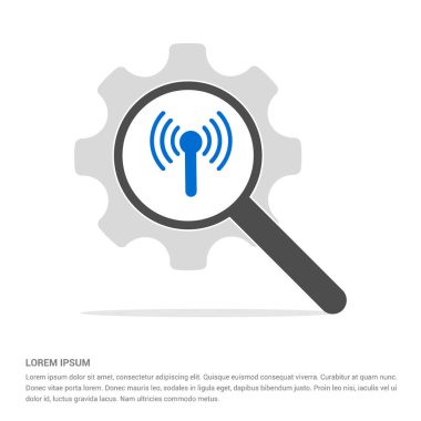 Büyüteç arama simgesi