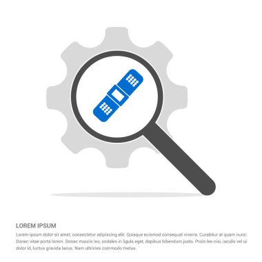 Büyüteç arama simgesi