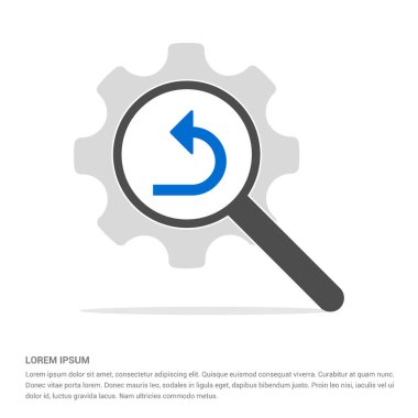 Büyüteç arama simgesi