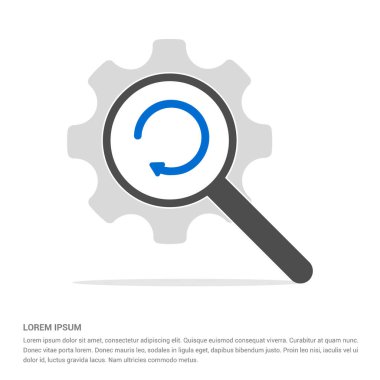 Büyüteç arama simgesi