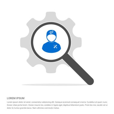 Büyüteç arama simgesi 