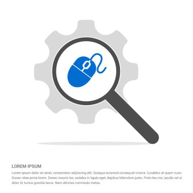 Büyüteç arama simgesi