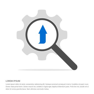 Büyüteç arama simgesi