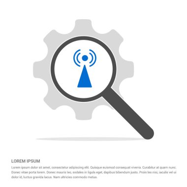 Büyüteç arama simgesi