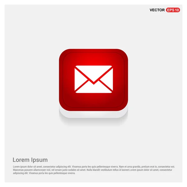 Enveloppe mail icône — Image vectorielle