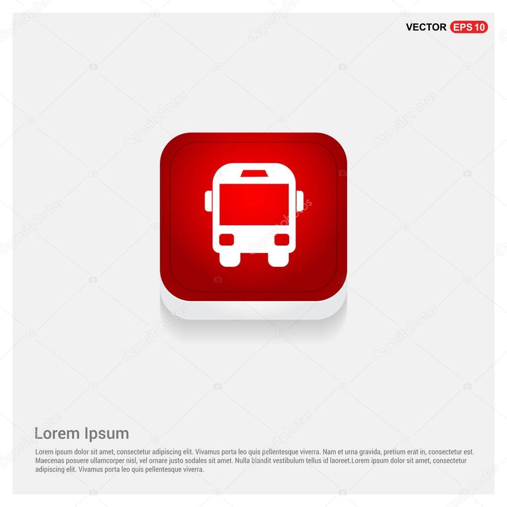 Passenger bus icon. vector illustration
