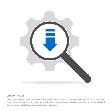 Büyüteç arama simgesi