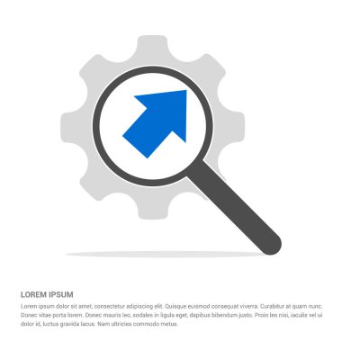 Büyüteç arama simgesi